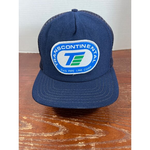 Transcontinental Gas Pipe Line Corp. Mesh Patch Snapback Trucker Hat X3 - Picture 1 of 3